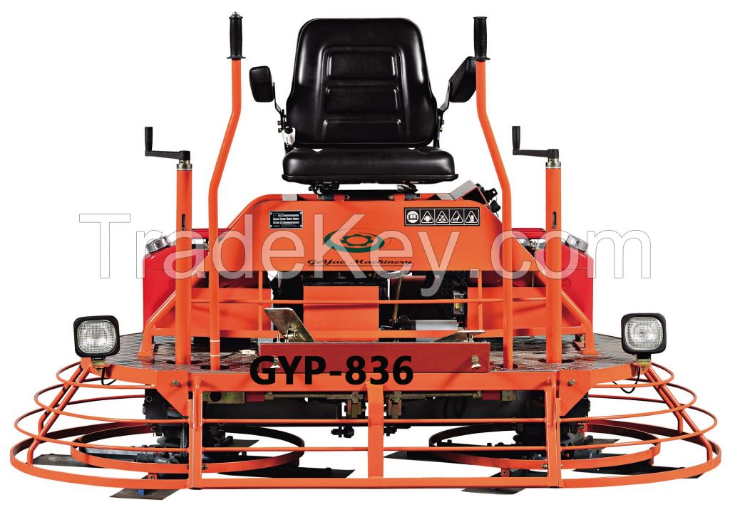 16.5kw Concrete Ride on Power Trowel on Sale, Surface Trowel Machine with Ce, Mult-Steering System