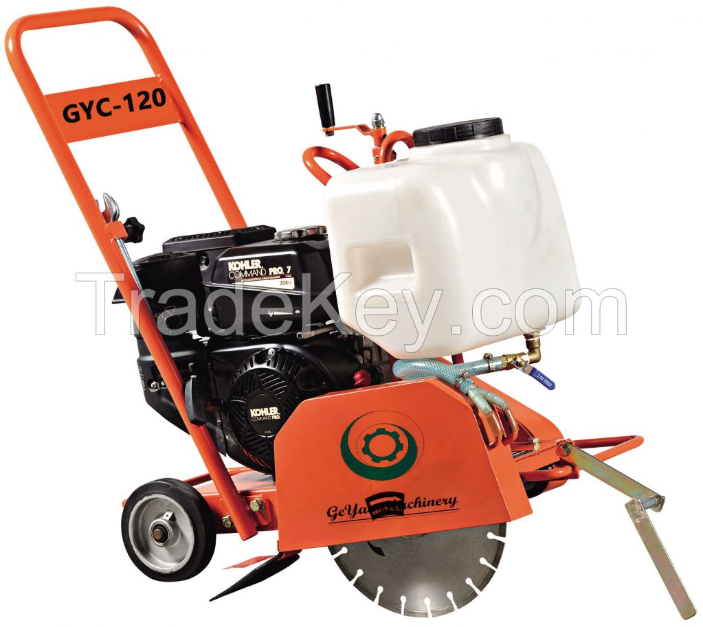 GYC-120 Concrete Cutter  with water tank and Honda GX160 engine