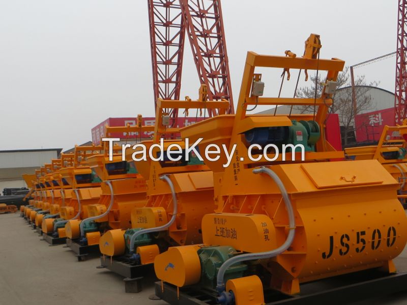 Minrui Group JS500 Twin shaft Concrete Mixer