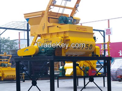 China Manufacturer JS750 Forced Concrete Mixer