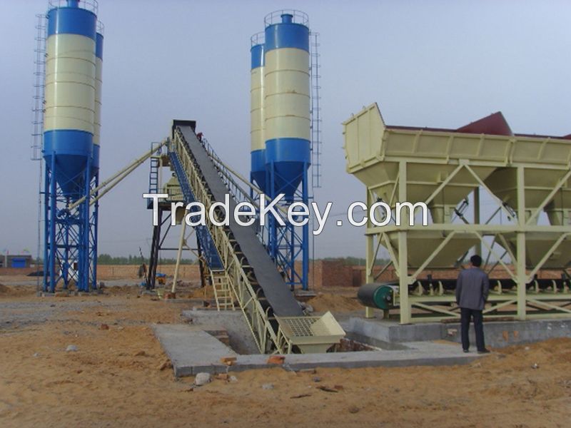 90m3/h Minrui Group HZS90 Stationary Concrete Batching Plant