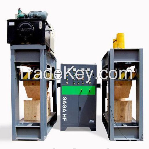 High frequency plywood/veneer wood bending press curving machine