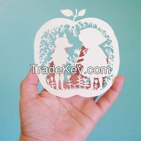 Brand New Design Transparent Embossed Card