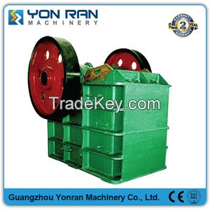 YONRAN PE type Jaw Crusher for stone and minerals primary crushing
