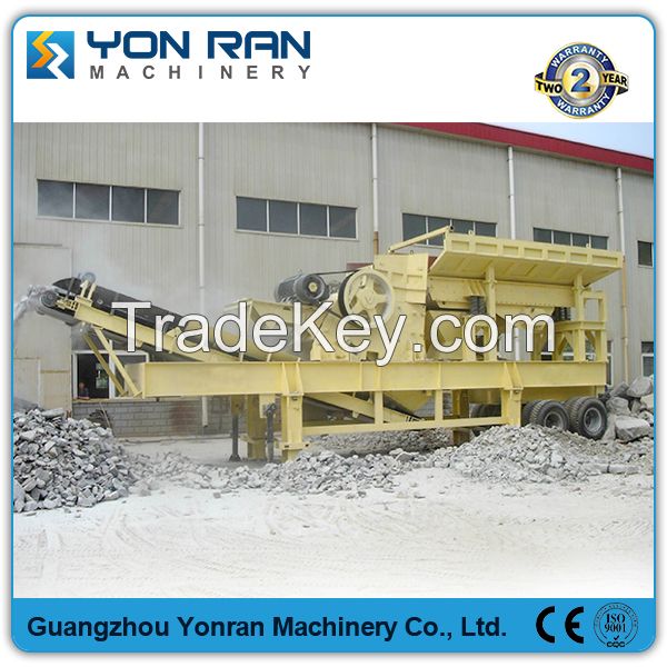 Yonran Hot Sell Mobile Jaw Crusher of Stone Crusher offer