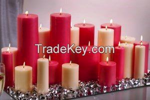 Pillar Candles/ variety of sizes, and colors, Styles, Fragrances ETC