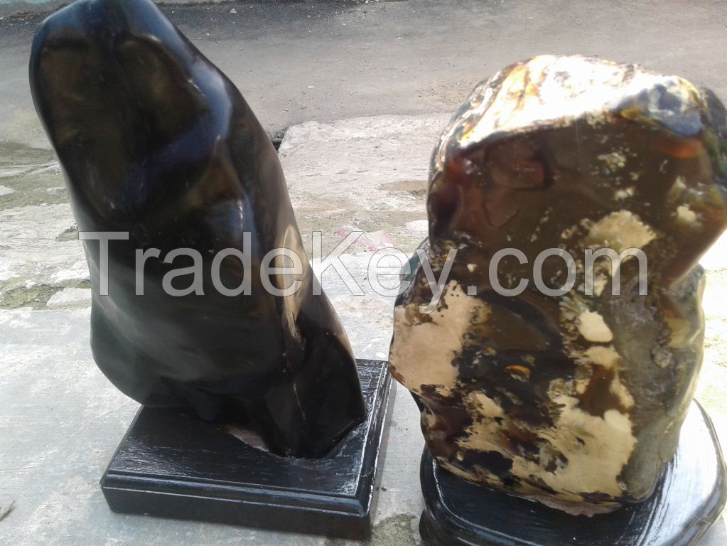 Amber Stone for Room Decoration - FULL POLISHED