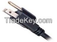 3PIN UL NEMA5-15P power supply cord , UL AC plug