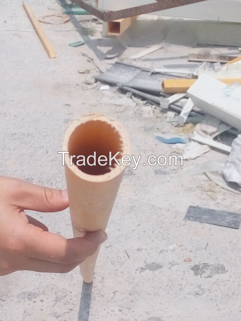 Fiberglass pultruded round pipe