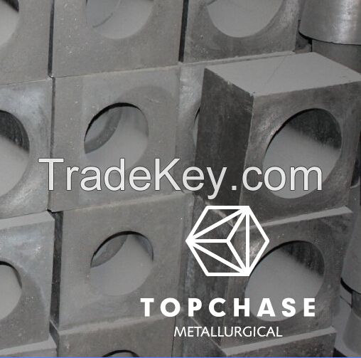 Tundish well block for continous casting(alumina-magnesia-carbon Brick)