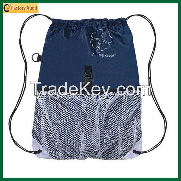 Wholesale High Quality Drawstring Mesh Sports Bag (TP-dB243)