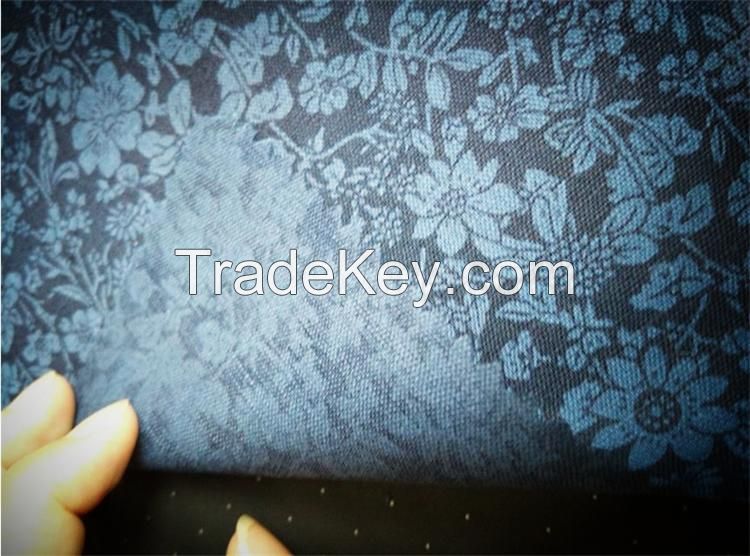 100%Linen, Dying Ground, Antistatic Finish, Woven Flower Printing