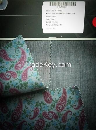 Cotton/Ramine /Viscose, Bonding Printing, Double Layer, Woven Fabric