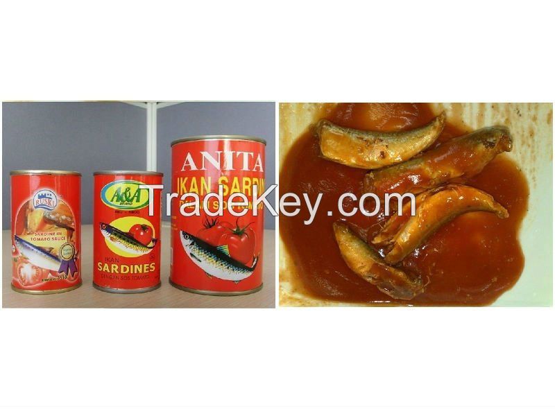 Canned Sardine Fish Seafoods in Vegetable Oil