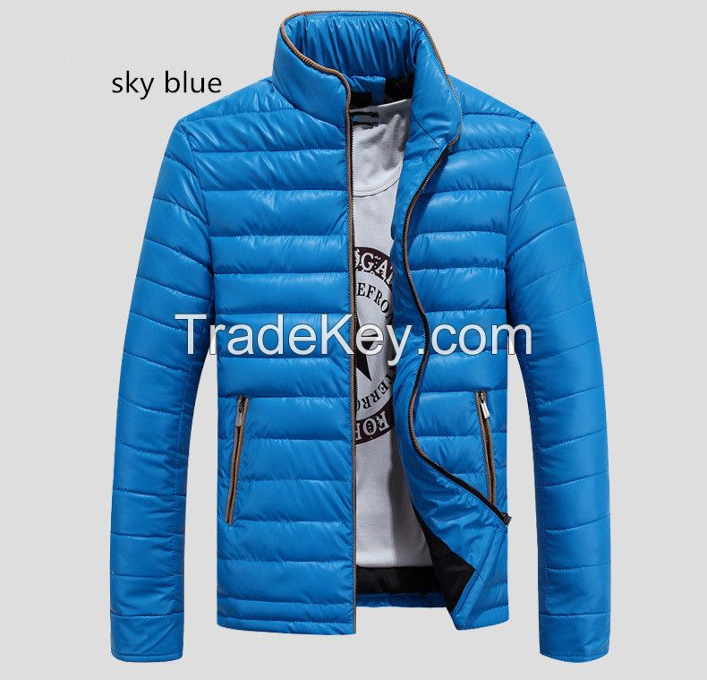 mens casual padded warm jacket