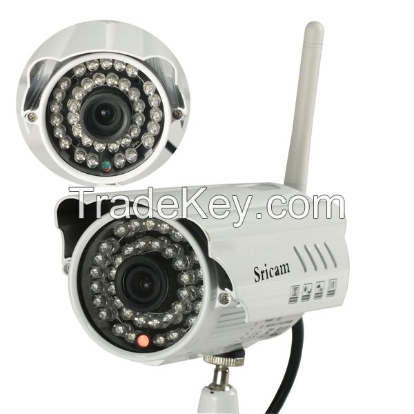 SricamSP014 Wireless IP bullet camera waterproof HD720P IR-CUT