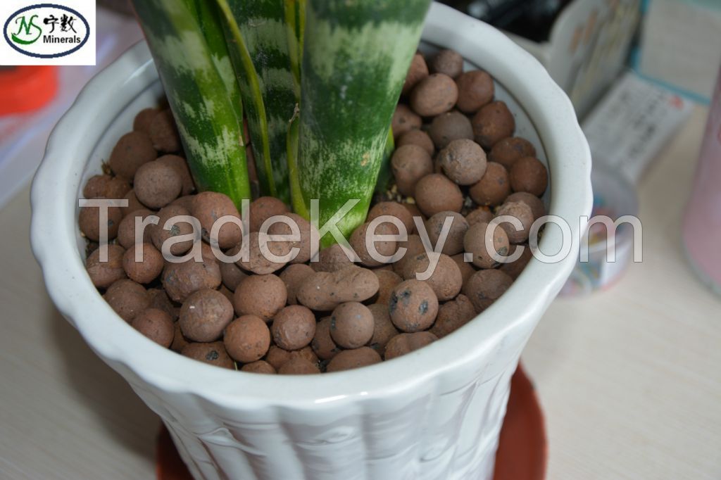 Lightweight Expanded Clay /clay pebbles as growing medium for Hydroponics