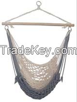 rope hanging Cotton hammock chair swing chair for Outdoor Garden leisure camping