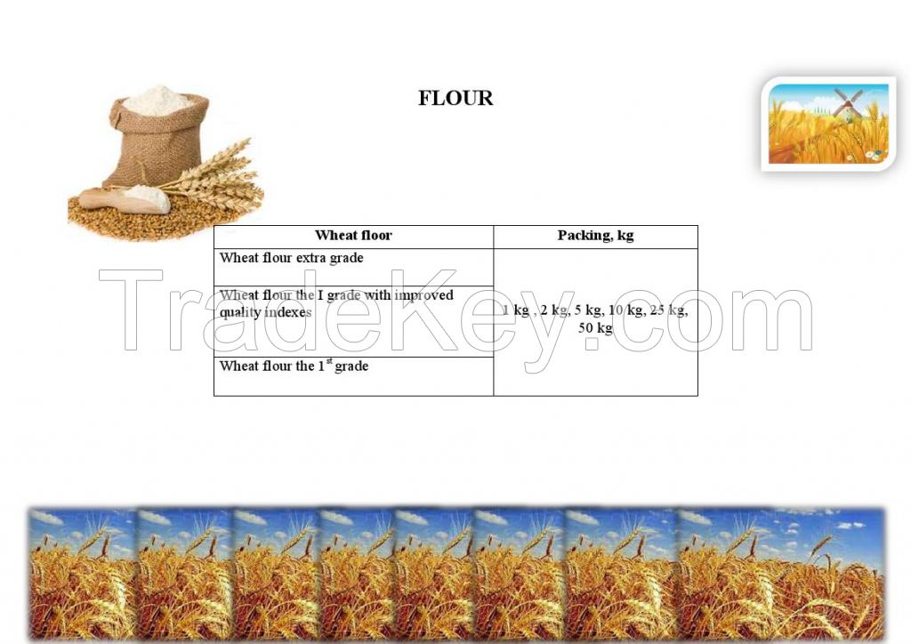 Flour by the specification