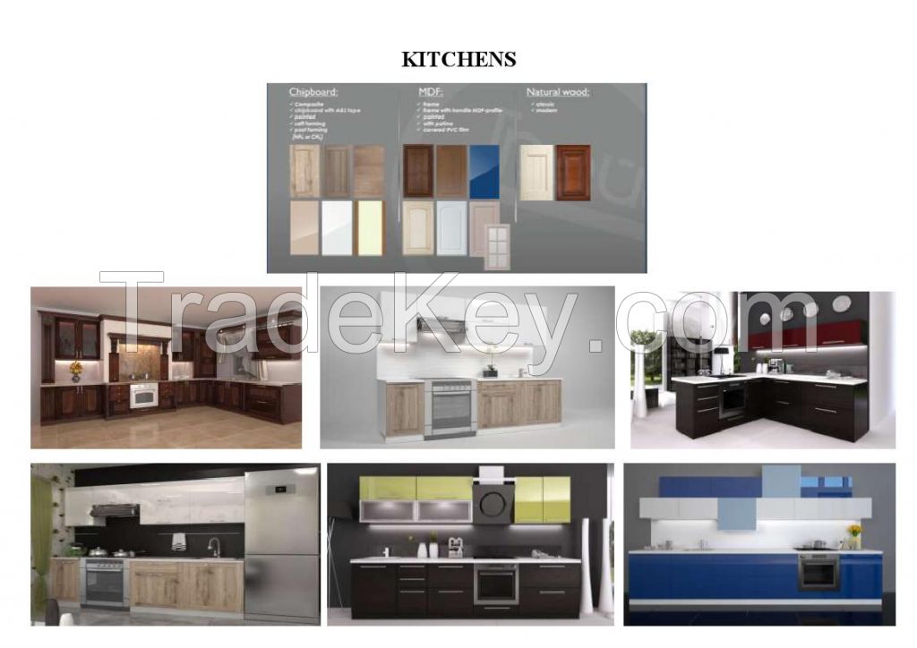 Fully completed kitchens