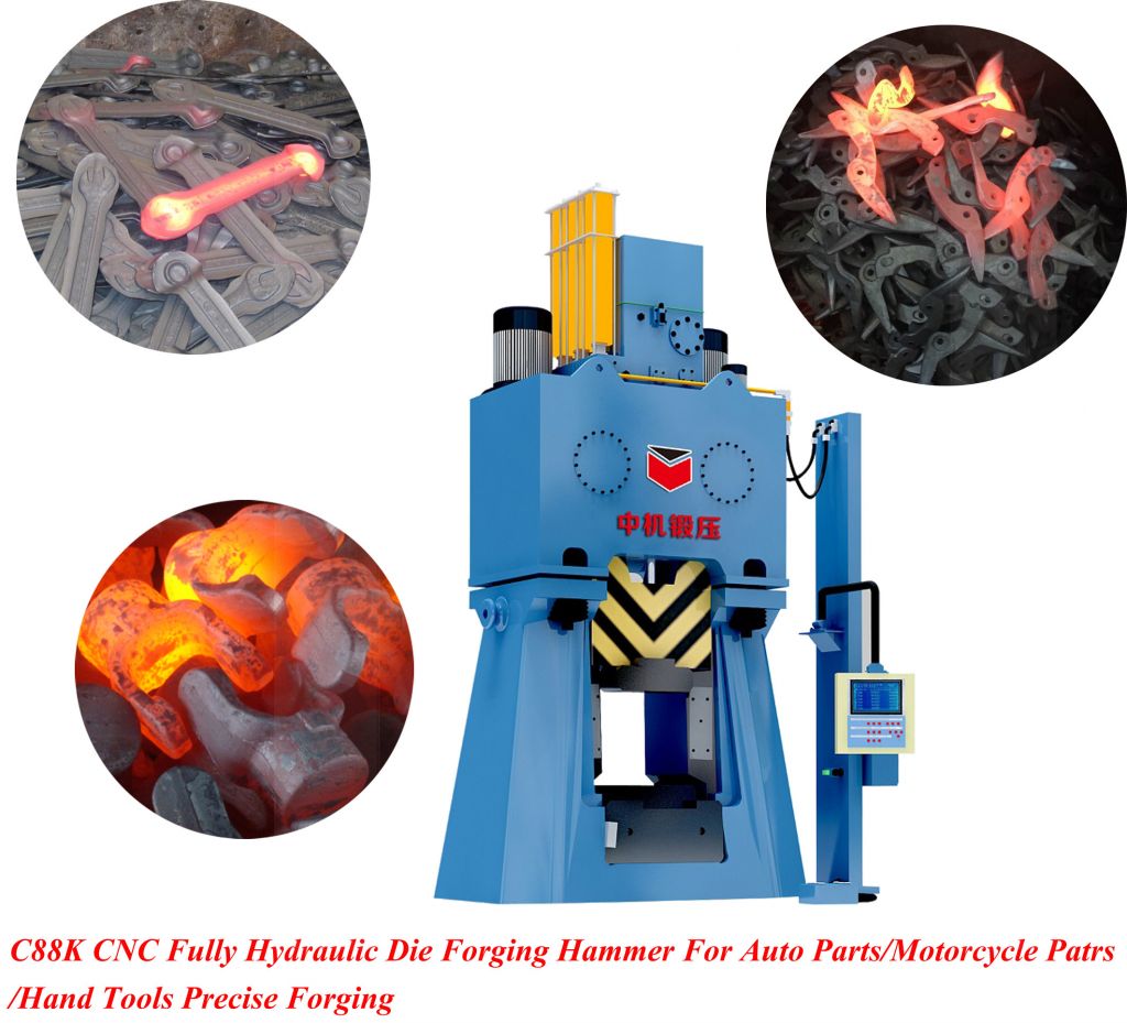 C88K CNC Fully Hydraulic Die Forging Hammer 0.75-6.5Tons