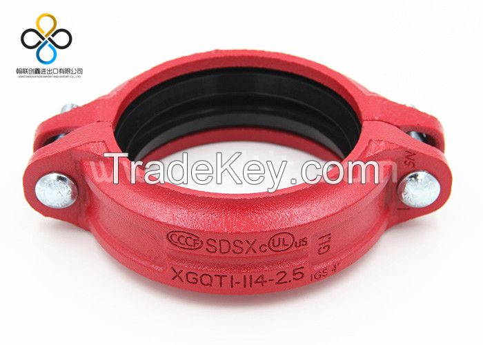 CCC/FM/UL Ductile iron grooved fittings from china