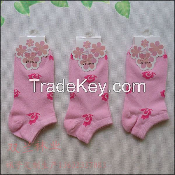 China cotton Women's  socks socks manufacturers