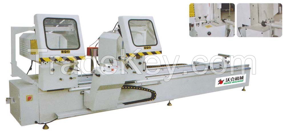 Aluminum Window Door  double -head cutting saw machine