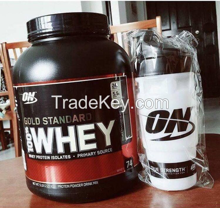 Optimum Nutrition, GOLD STANDARD 100% WHEY Protein, 5 LB, 18 flavors in stock.All