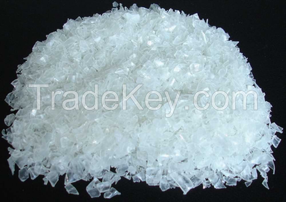 pet  bottle flakes hot washed /alu/ clear recycled plastic scraps