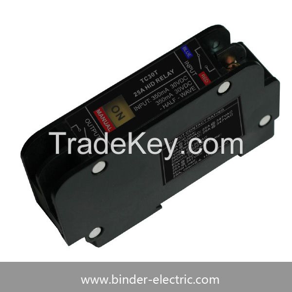 25A circuit at 300 and 480VAC Lighting Control relay TC30T