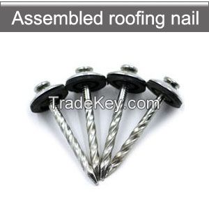 Assembled roofing nails pallet nails