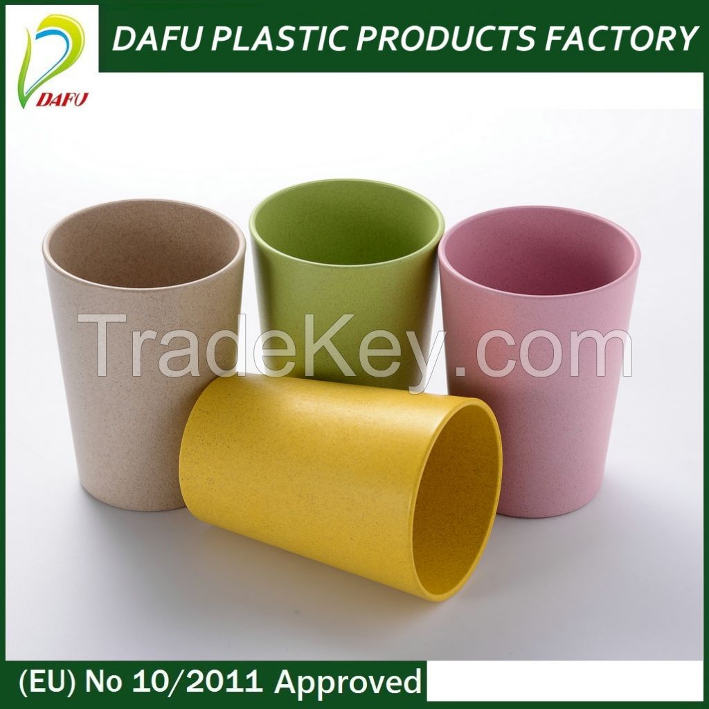 Wheat made plastic drinking cups