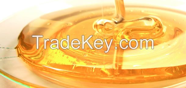 Organic honey motley grass  in plate drum