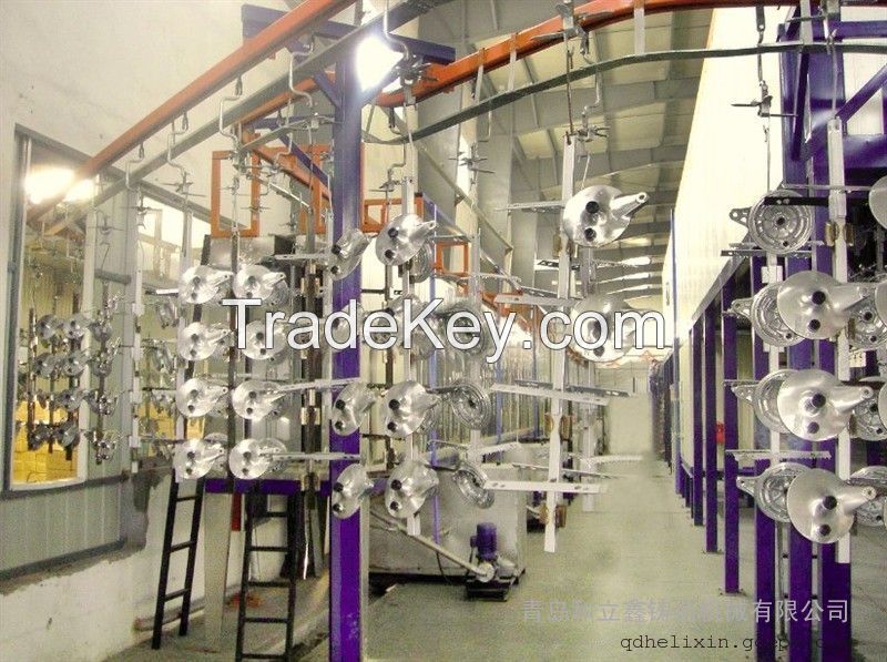 Dingtai Machinery supply catenary through type casting shot blasting machine