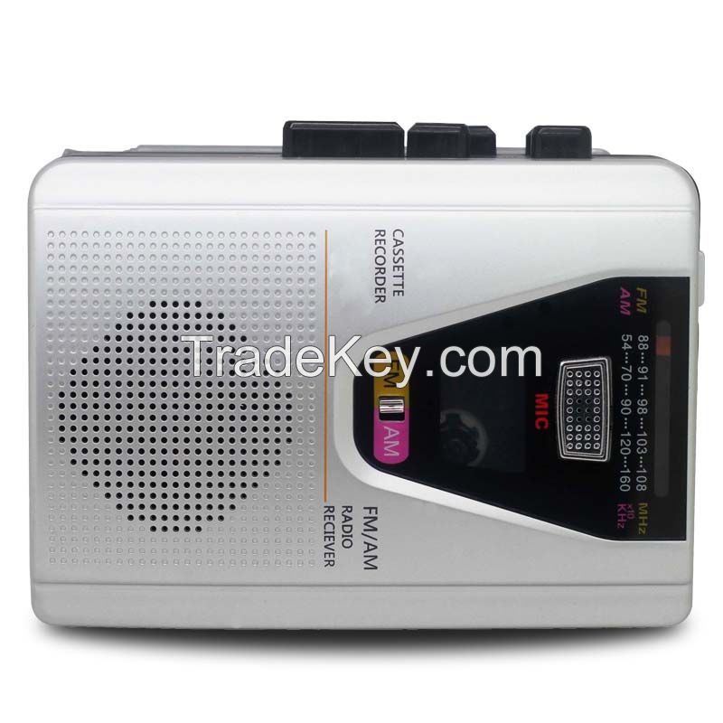 AM/FM dual band radio cassette recorder with auto-reverse  (F805)