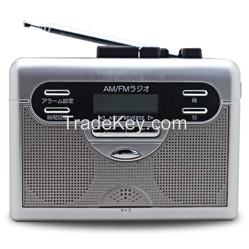 AM/FM dual band radio cassette recorder with auto-reverse  (M601)