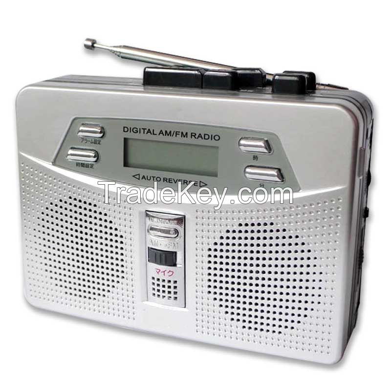 AM/FM dual band radio cassette recorder  (M609)