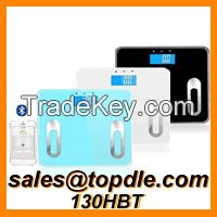 130HBT ELECTRONIC BLUETOOTH BODY FAT ANALYZING SCALE