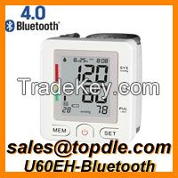 WRIST STYLE BLOOD PRESSURE MONITOR WITH BLUETOOTH