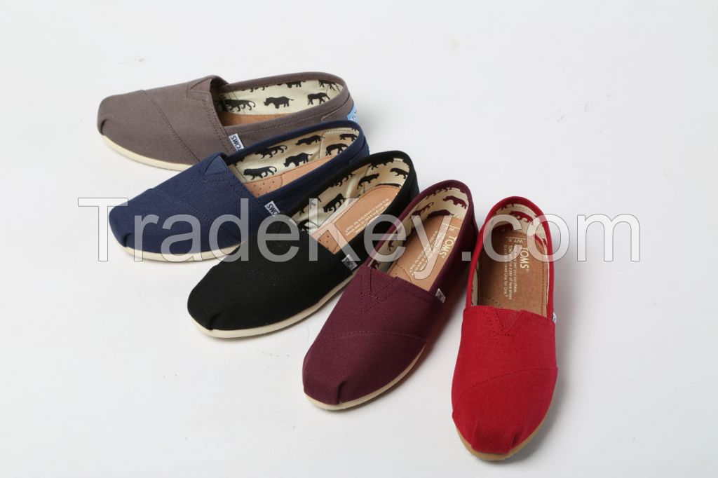 tom classic canvas slippers glitter canvas shoes