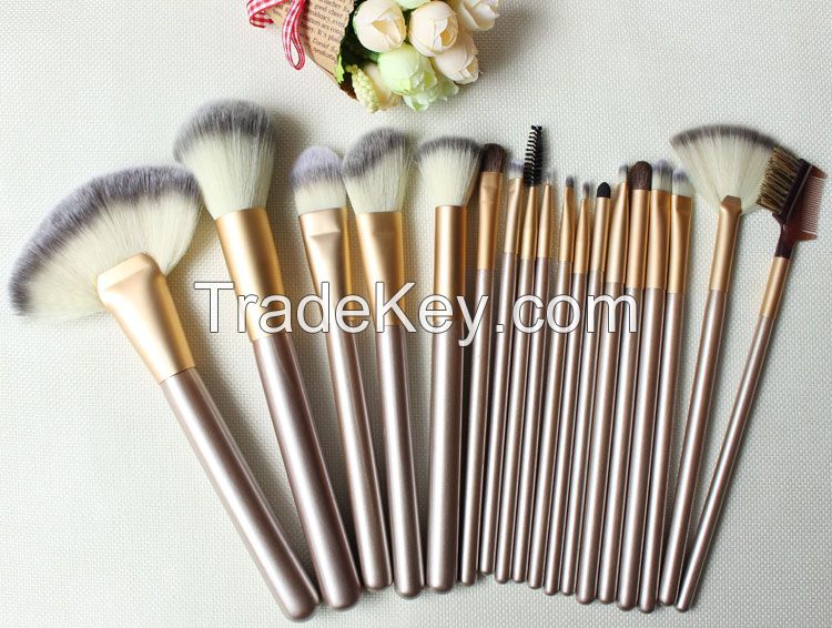 Premium Synthetic Makeup Brush Set Elite 18pcs Cosmetic Makeup Brushes