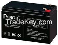 Valve regulated lead battery 12v 7.5ah lead acid maintenance free rechargeable solar battery
