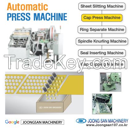 Sell Aluminum cap press machine (Automatic)