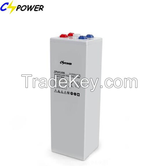 Manufacturer Deep Cycle Opzv Gel Battery 2V200ah for Solar Storage