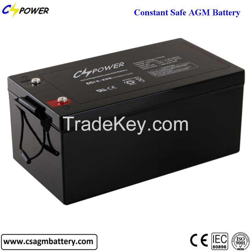 12V 250ah Sealed Rechargeable Medical Equipment Lead-Acid Battery