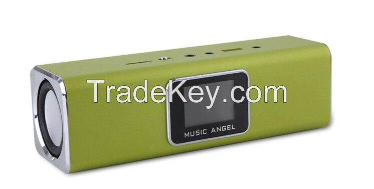 MAUK5B original TF Micro SD Music Angel Sound Box Portable Mini Phone stereo Speaker for Mp3 Mp4 PC phone radio player