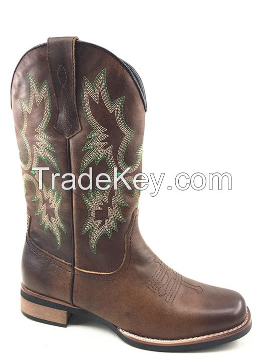 Women Casual Embroidered Western Cowboy Boots