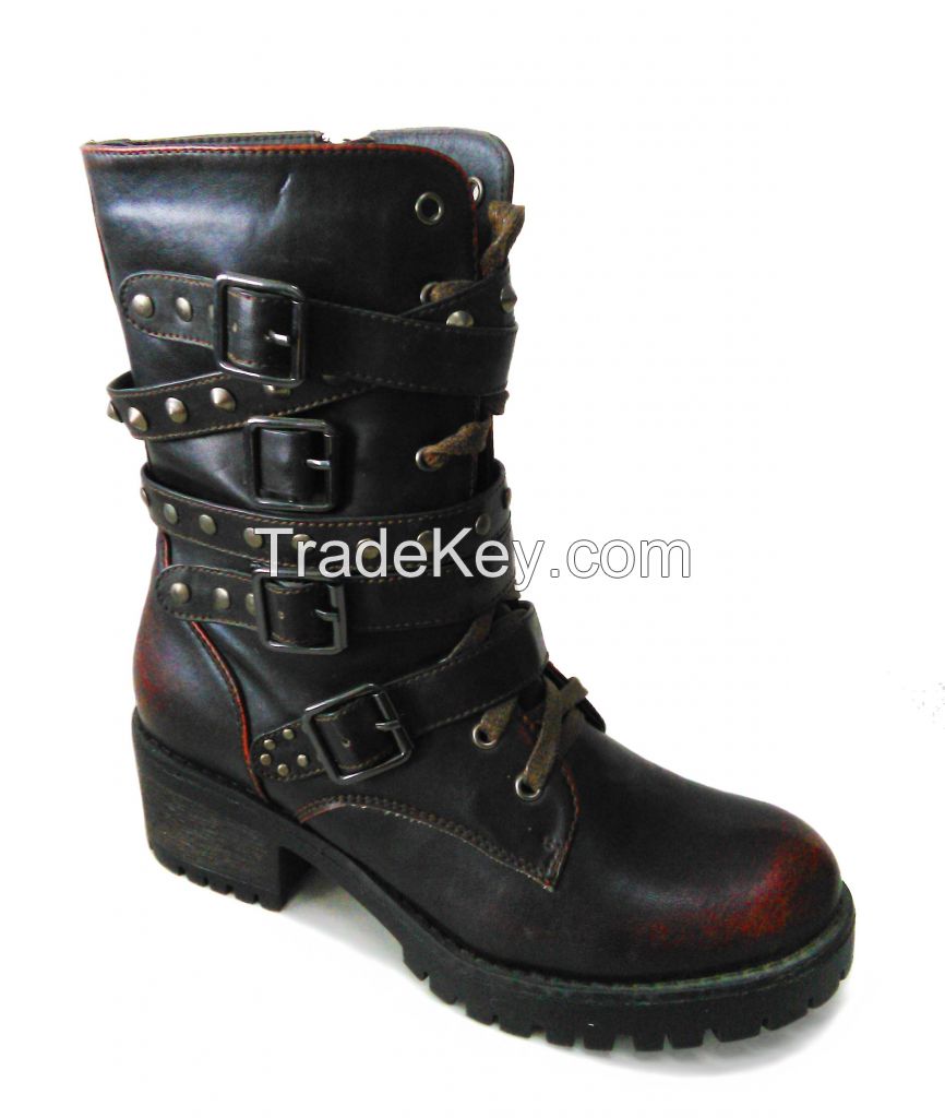Roma Style Of Women Fashion Casual Rivet Boots