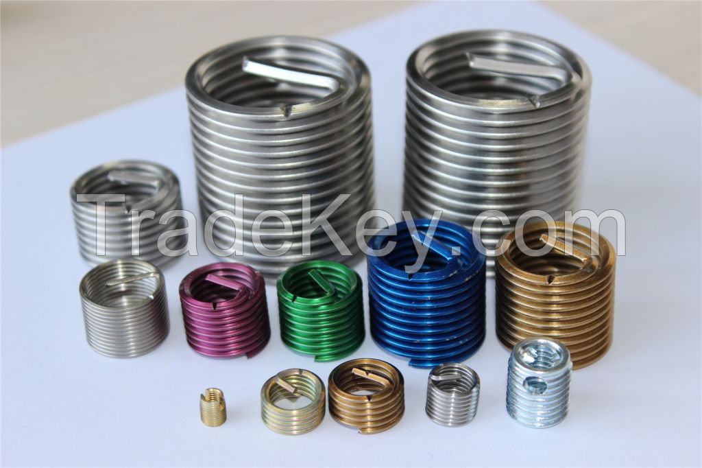 ISO Metric fasterners M2-M8 threaded inserts in manufactring